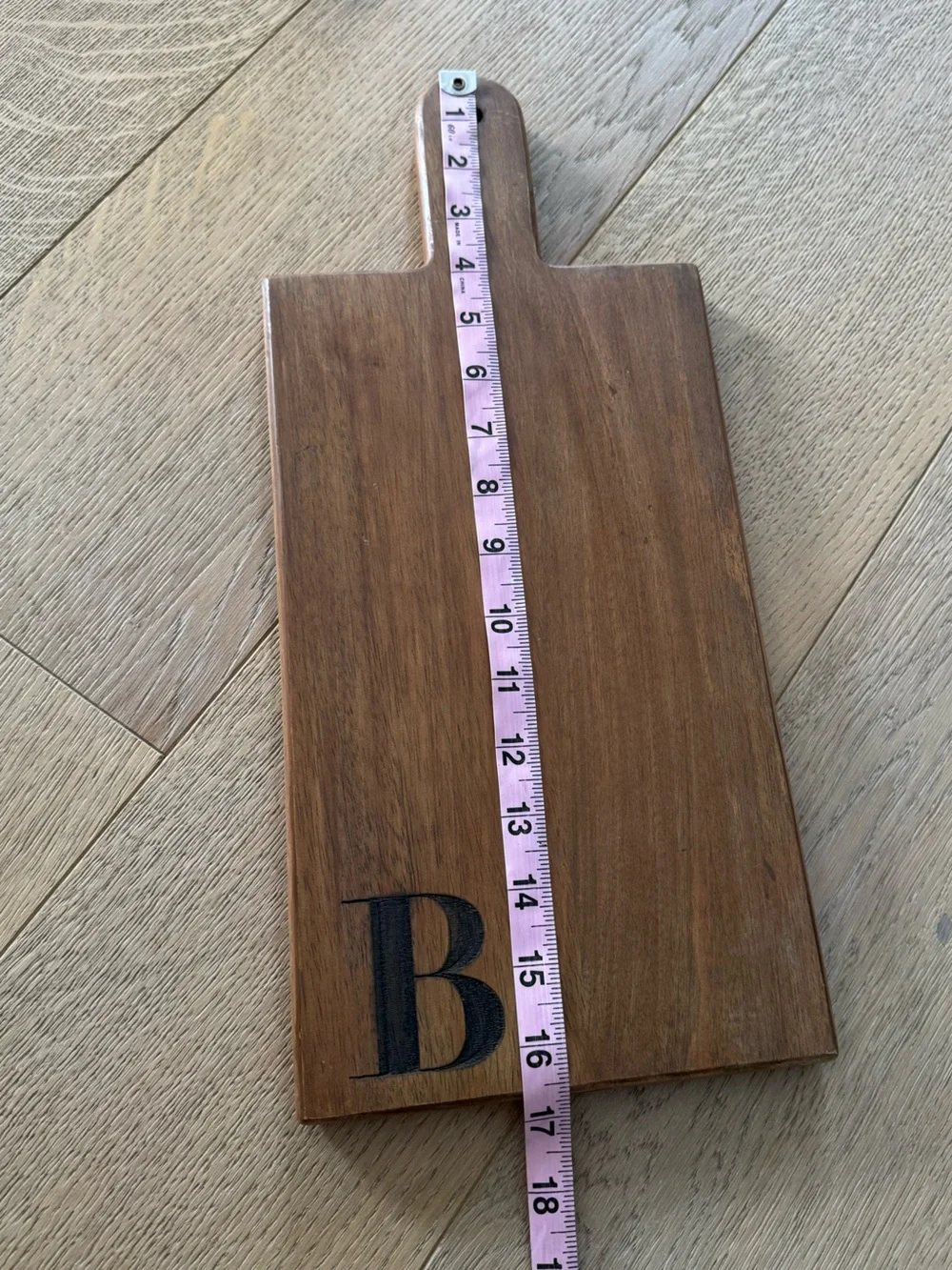 Pottery Barn Alphabet Cheese Boards Monogram “B”